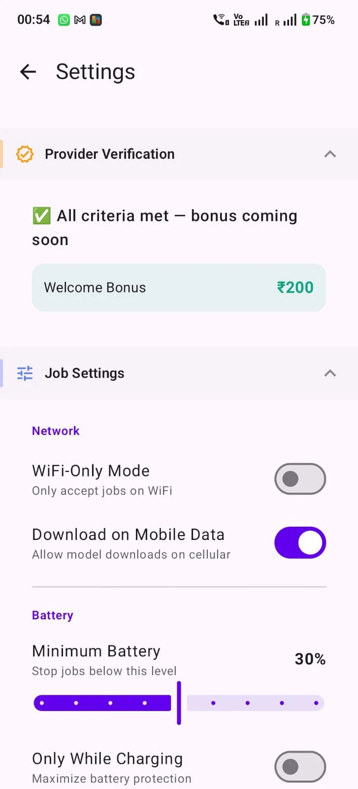 Nataris — Run AI, Earn Money screenshot